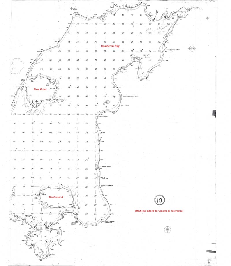 Map 10 Sandwich Bay
