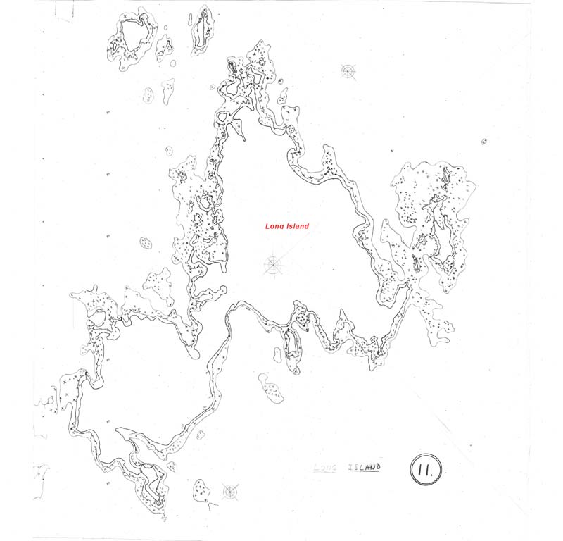Map 11 Long Island Shoreline Detail