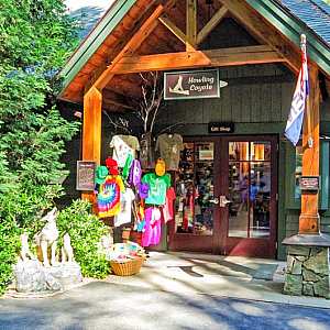 Entrance to the Howling Coyote Gift Shop