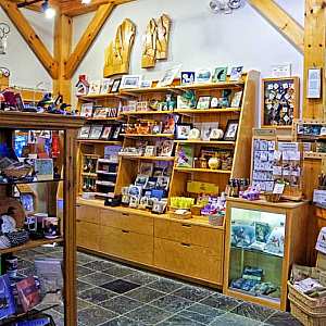 Inside the gift shop